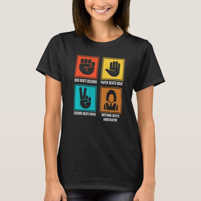 Nichts schlägt Arbitrator Adjudicator Arbiter Medi T-Shirt (Vorderseite)