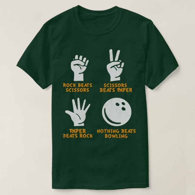 Nichts schlägt Bowling T-Shirt (Design vorne)
