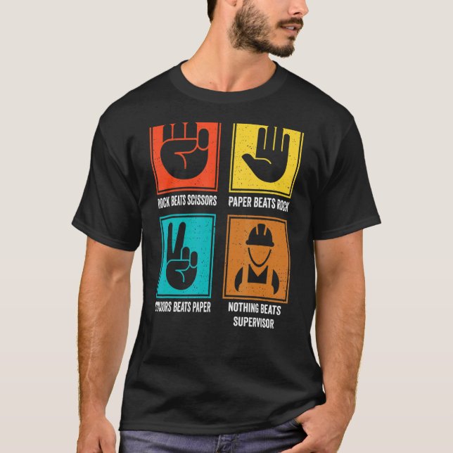 Nichts schlägt den Manager des Supervisor T-Shirt (Vorderseite)