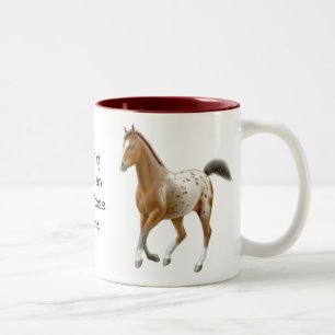 Nichts schlägt eine Appaloosa-PferdeTasse Zweifarbige Tasse