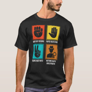 Nichts schlägt Ermittler Coole Detektivforschung T-Shirt