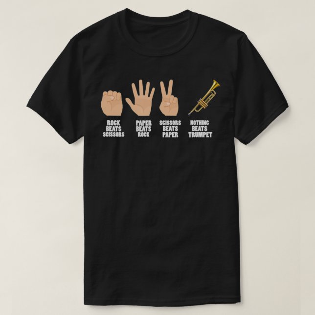 Nichts schlägt Trompete T-Shirt (Design vorne)