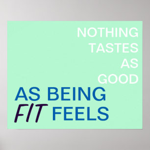 Nichts schmeckt so gut, wie passend glaubt poster