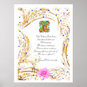 NICHTS SOLL SIE STÖREN - GEBETSPOSTER POSTER