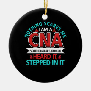 Nichts stört mich CNA Nurse Job Lover Geschenk CNA Keramik Ornament