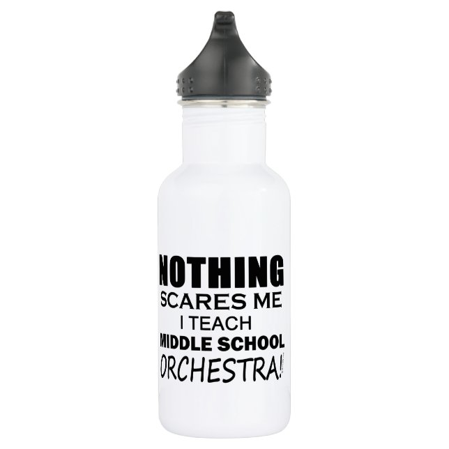 Nichts stört mich Mittelschulorchester Edelstahlflasche (Rechts)