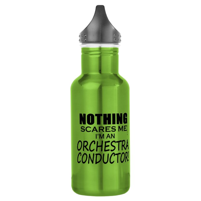 Nichts stört mich Orchesterdirigent Edelstahlflasche (Links)