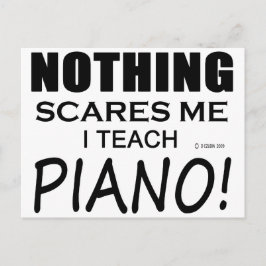 Nichts stört mich Piano Postkarte