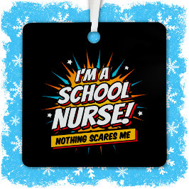 Nichts stört mich Schulkrankenwertschätzung Ornament Aus Metall