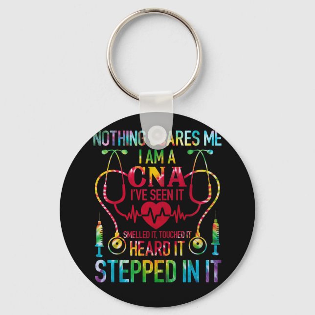 Nichts stört mich, wenn ich einen Krankenpflegejob Schlüsselanhänger (Vorderseite)