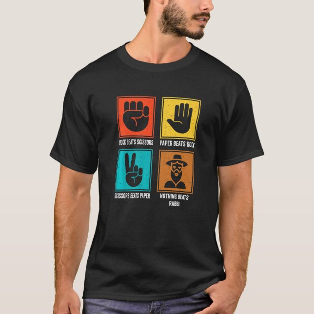 Nichts übertrifft Rabbiner jüdischen Lehrer Priest T-Shirt (Vorderseite)