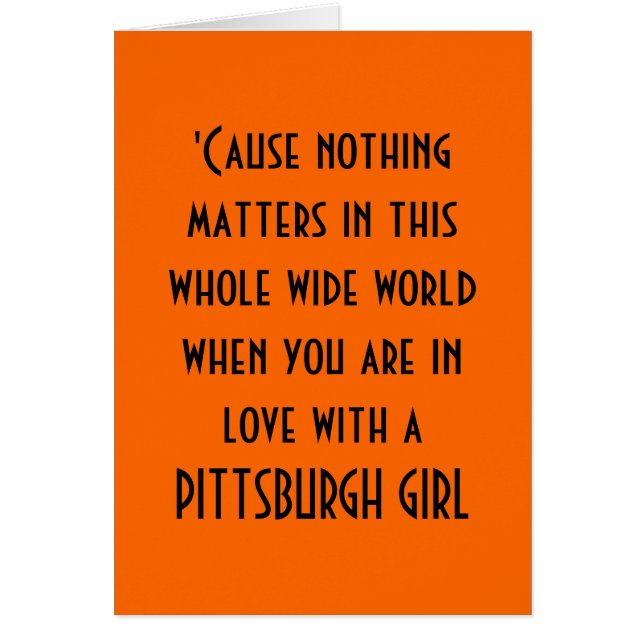 NICHTS WÄHLT IN LIEBE MIT EINEM _____MÄDCHEN!! (Vorne)