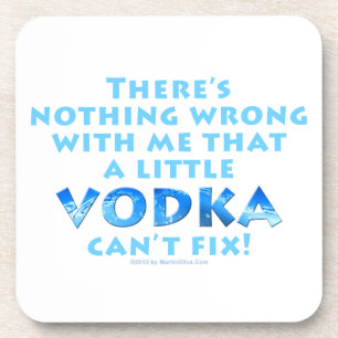 NICHTS, WAS MIT MIR FALSCH IST, DASS VODKA DAS SET GETRÄNKEUNTERSETZER