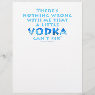 NICHTS, WAS MIT MIR FALSCH IST, DASS VODKA DIE FÖR FLYER