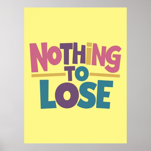 Nichts zu verlieren poster (Vorne)