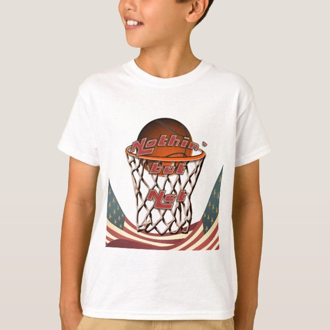 Nichtsaber Netz-Basketball im Band T-Shirt (Vorderseite)