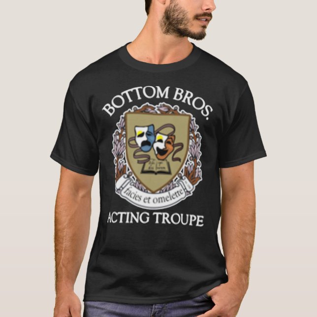 Nick and Nigel Bottom Something Rotten Acting Trou T-Shirt (Vorderseite)