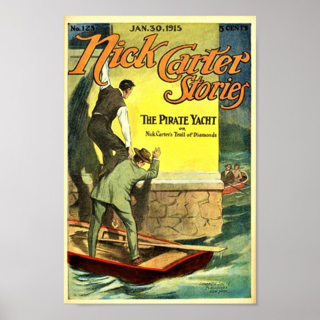 Nick Carter Stories 125 - The Pirate Yacht Poster (Vorne)