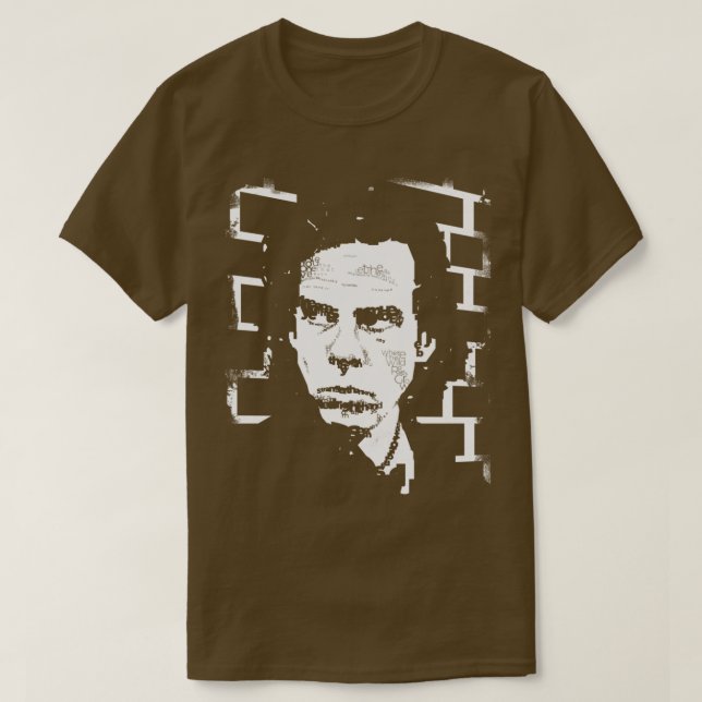 Nick Cave Typographic Portr T-Shirt (Design vorne)