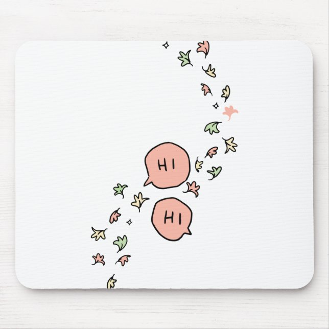 Nick-Charlie-Heartstopfen Mousepad (Vorne)