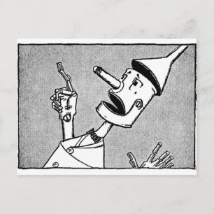 Nick Chopper der Blechholzfäller Postkarte