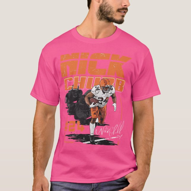 Nick Chubb Cleveland Touchdown T-Shirt (Vorderseite)