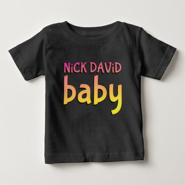 Nick DAViD baby - City Kid Logo Logo T - Shirt (Vorderseite)