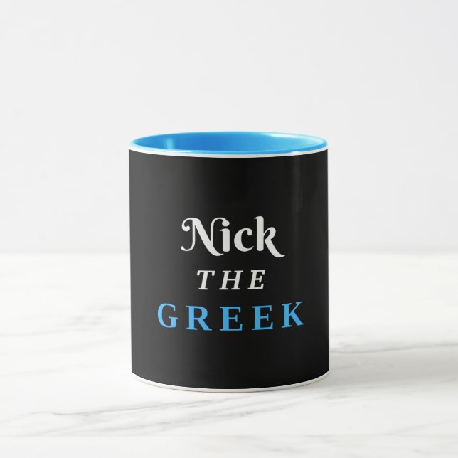 Nick der griechischen Geschenke für Design Tasse (Zentrum)