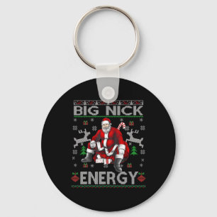 Nick Energy Funny Weihnachten Ugly Sater Men W Schlüsselanhänger