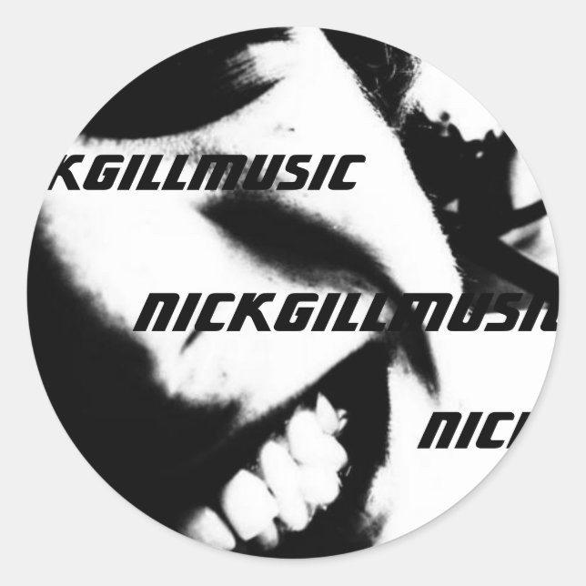 NICK GILL STICKER (Vorderseite)
