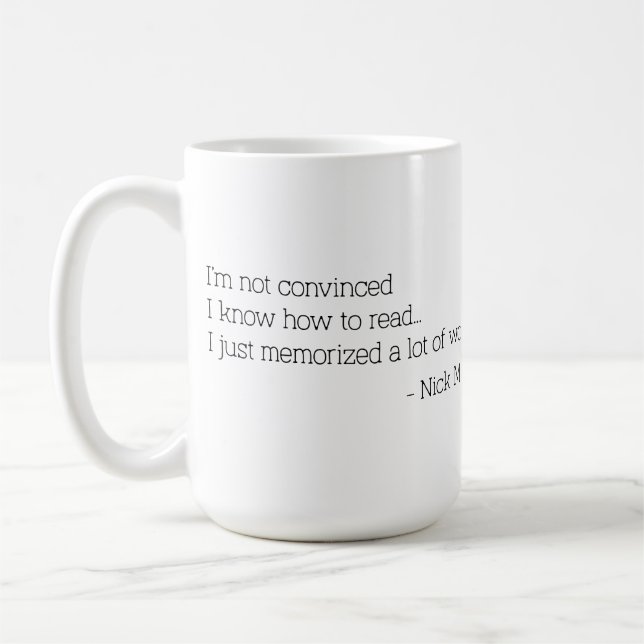 Nick Miller Quote 1/6 Kaffeetasse (Links)