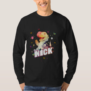 NICK - Niedlicher Name des Jungen mit niedlichem D T-Shirt