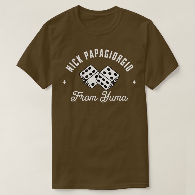 Nick Papagiorgio von Yuma T-Shirt (Design vorne)