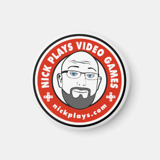 Nick Plays Video Games Magnet