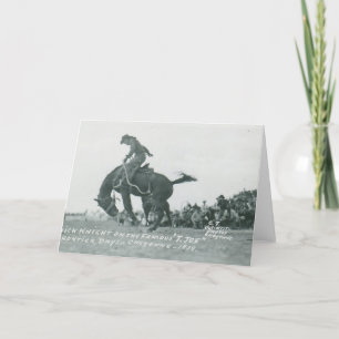 Nick Ritter reiten T. Joe bei Cheyenne Frotier Day Karte