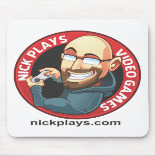 Nick spielt Videospiele Mousepad