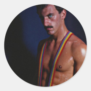 Nicke Schatten Runder Aufkleber