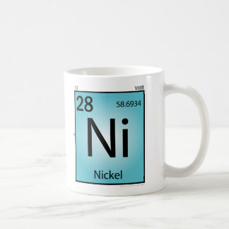 Nickel- (Ni)Element-Tasse Tasse