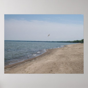 Nickel Plate Beach Huron, Ohio Poster