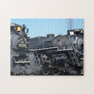 Nickel Plate Road 759 und 765 Dampflokomotiven Puzzle