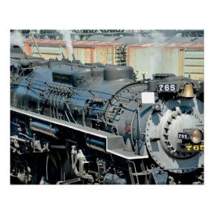 Nickel Plate Road 765 Dampflokomotive Poster