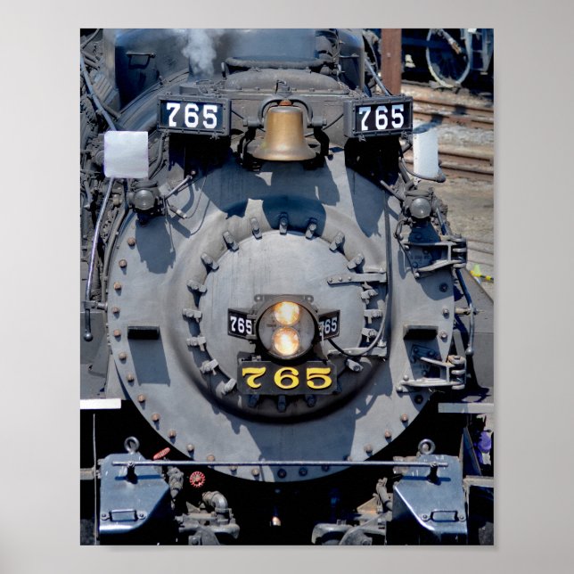 Nickel Plate Road 765 Dampflokomotive Poster (Vorne)