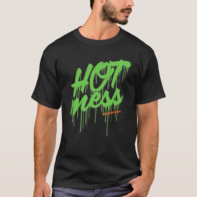 Nickelodeon Slime Hot Mess T-Shirt (Vorderseite)