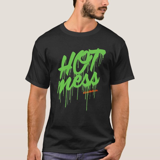 Nickelodeon Slime Hot Mess T-Shirt (Vorderseite)