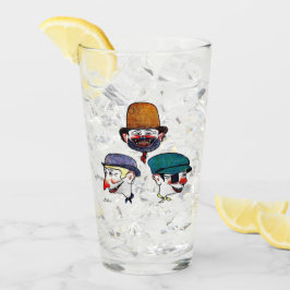 Nickelplattiertes Fußglas Glas