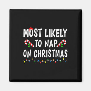 Nickerchen am wahrscheinlichsten bei Weihnachts-Ma Magnet