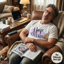 Nickerchen Champ Typografie Vatertag Geschenk T - 
