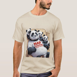 Nickerchen Champion - Funny Panda Vater Schlafen T T-Shirt