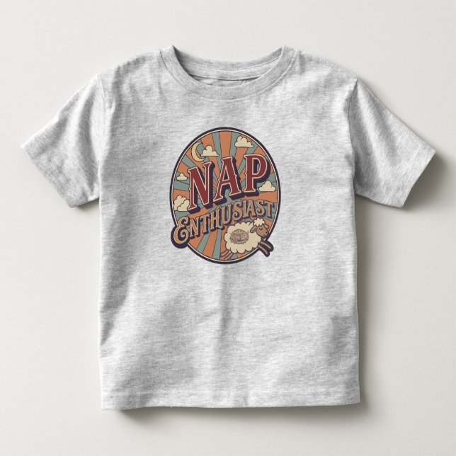 Nickerchen-Enthusiast Kleinkind T-shirt (Vorderseite)