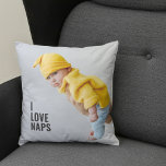 Nickerchen für moderne I-Lieben | Baby Foto Throw  Kissen<br><div class="desc">Nickerchen für moderne I-Lieben | Baby-Foto</div>